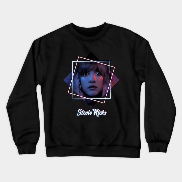 Stevie Nicks - Legend Music Crewneck Sweatshirt by Grindbising